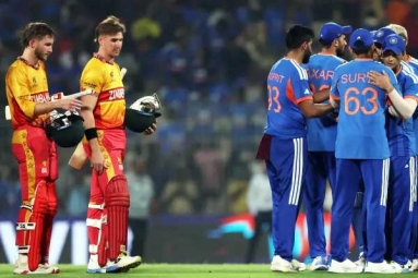 India's win against Zimbabwe makes Semis Chances Alive
