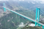 Huajiang Grand Canyon Bridge travel time, Huajiang Grand Canyon Bridge travel time, china cuts travel of 2 hours to 2 mins with highest bridge, Science Huajiang Grand Canyon Bridge travel time, Huajiang Grand Canyon Bridge travel time, china cuts travel of 2 hours to 2 mins with highest bridge, Science