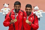 Men's Doubles, Asian Games 2018, asian games 2018 rohan bopanna divij sharan clinch men s doubles gold in tennis, Rohan bopanna