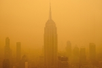 New York latest, New York breaking, smog choking new york, Wildfire