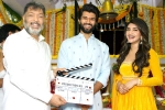 Sithara Entertainment, Forture Four Cinemas, vijay deverakonda s next film launched, Gowtam tinnanuri